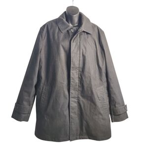 IKE Behar Men's Removable Liner Black Coat Size Large